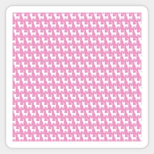 Chihuahua silhouette print (mini) pink Sticker